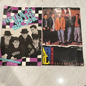 New kids on the Block 1900 & 1991 vintage calendar